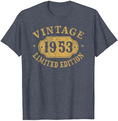 На 70 години, 70-Годишнината от раждането на най-Добрата Лимитированная Тениска 1953 година на Издаване