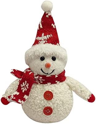 XIOS 2022 Светещи Коледни Украшения във формата на кукли-Снежен човек, Снежен човек, Светещи led Празничен Лампа, Зимен Празничен Декор за парти, Акценти за дома (B, Един р?