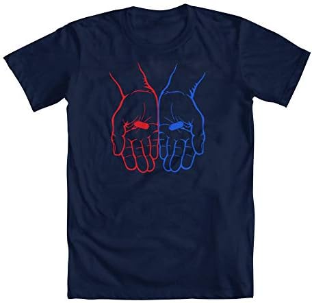 Мъжки t-shirt ОНАЗИ TEEZ Red Pill или синьото Хапче от ОНАЗИ TEEZ