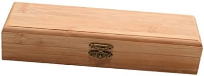 SHOWERORO 1бр Скоростна Заключване Бамбук Дървена Кутия за Гривна Подарък Кутии Часовници Калъф За Съхранение на Бижута Подаръчни Кутии