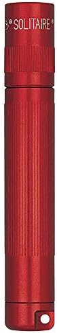 Фенер Maglite Solitaire с лампа с нажежаема жичка с 1 елемент AAA Червен Цвят - K3A036