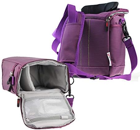 Калъф за носене и пътна чанта за slr камери Navitech Purple DSLR фотоапарат, Съвместим с Nikon D4S