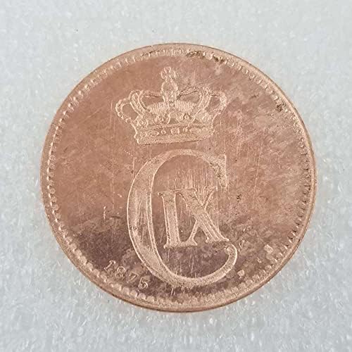 Професия Дания 1875 Чуждестранна Възпоменателна Монета 2513Coin са подбрани Възпоменателна Монета