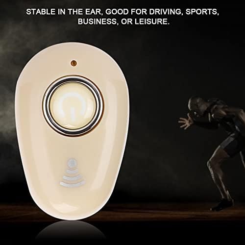 GOWENIC Мини-Невидимо Bluetooth слушалки в ушите Безжични Bluetooth слушалки хендсфри Монофонични Спортни слушалки за шофиране, спорт, бизнес и т.н. (цвета на кожата S650)