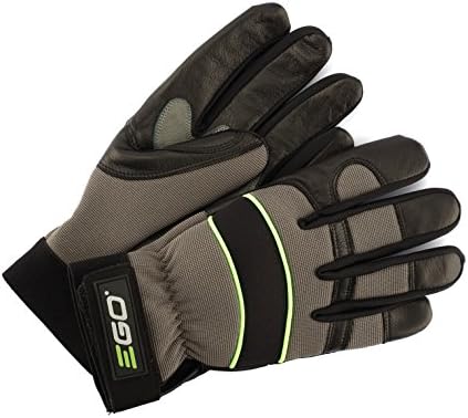 Работни ръкавици EGO Power + GV002L от мека козя кожа на кожата, дишащи, с подсилена защита за трайност, по-Големи