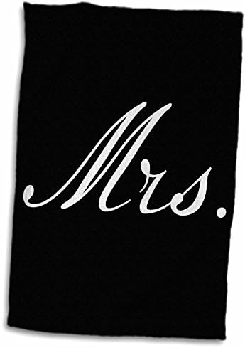 Кърпа за ръце с 3D принтом рози Mrs-Black Background, 15 x 22, Многоцветное