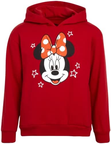 Hoody с Мини Маус за момичета Disney - мек вълнен плат Пуловер с качулка за игри (Размер: 2T-7)