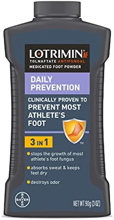 Бутилка Лечебен прах за краката, Lotrimin Athlete's Foot Daily Prevention, 3 Грама