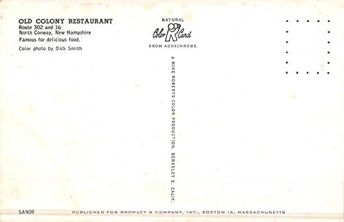 Норт Конуей, Ню Хемпшир, Ресторант Old Colony, Реколта Картичка K52961