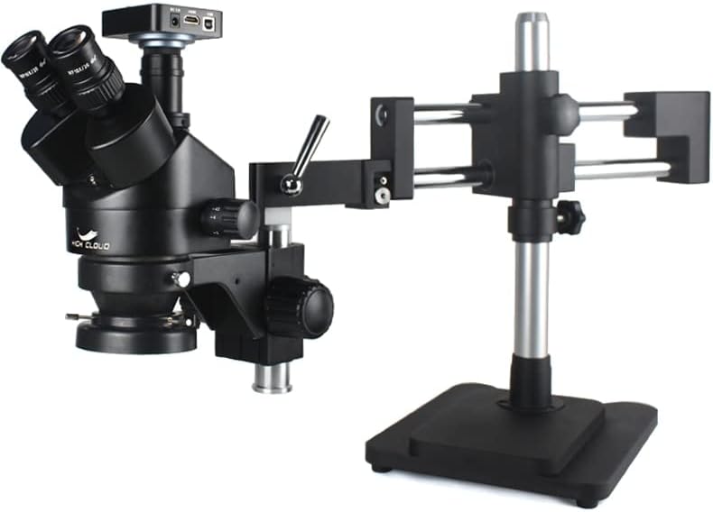 2K 4K, HDMI USB Цифров микроскоп с Камера 3.5 X-90X Двойно Увеличение Стрели Simul Фокусный Тринокулярный Стереомикроскоп Средства