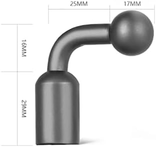 Определяне на Адаптер с топка Глава FEICHAO с резба 1/4 17 мм за Свързване на основния телефон за Планшету (адаптер)