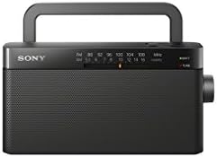Портативен AM/FM-радио Sony ICF-306 - Черен