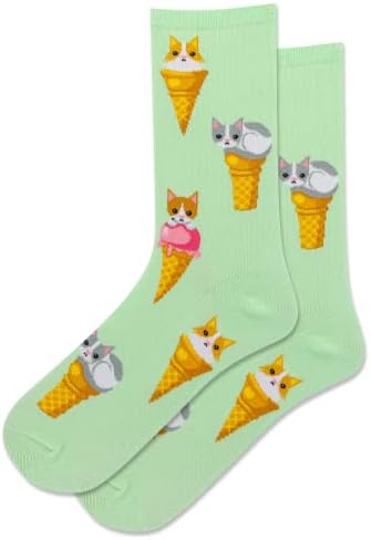 Чорапи Hot Сокс Womens Ice Cream Cat Crew Socks