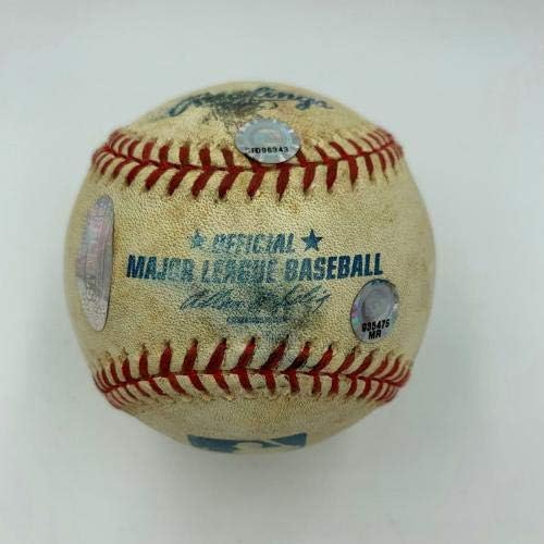 Кърт Шилинг, С Подпис и Надпис 2001 NLCS Game 3 Използвана Бейзбол Steiner COA - MLB Използвани бейзболни топки с автограф