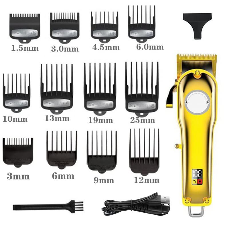 Машинки за стригане, Инструмент за подстригване на коса, USB зареждане безжична фризьорски салон машина за подстригване