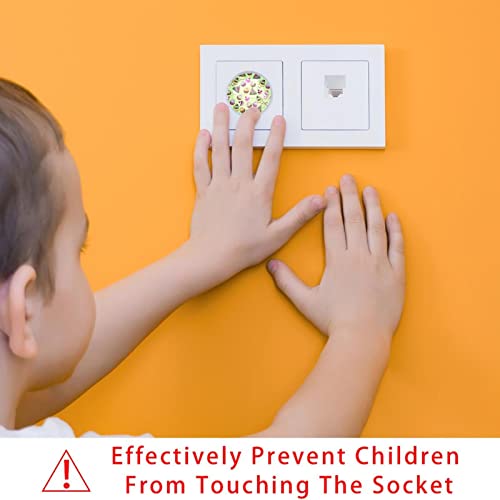Прозрачен капак за контакти (24 опаковки), Диелектрични Пластмасови Капачки за електрически контакти, Защита на деца, Защита от