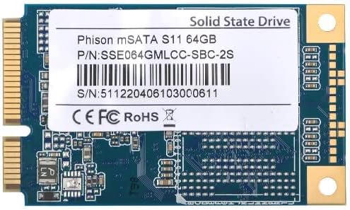 Промишлен Msata 64GB SSD Sata3 6Gbps Твърд Диск Висока Производителност за Мини-КОМПЮТЪР, Лаптоп