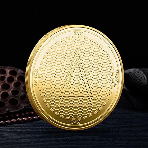 Възпоменателна монета Позлатен Цифров Виртуална Монета XVG Монета Криптовалюта 2021 са подбрани Монета Ограничена серия с Защитно покритие