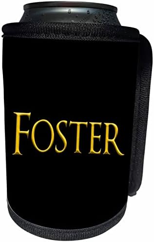 3дРоуз Фостър - легендарния име за момче в Америка. Свети жълт цвят. - Опаковки за бутилки-охладители (cc-362767-1)