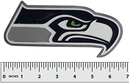 Siskiyou Sports Унисекс NFL Seattle Seahawks Голяма шапка Сцепного устройства от Клас II и III Метални Мъничета, Синьо