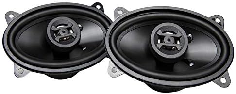 Коаксиални автомобилните високоговорители Hifonics ZS46CX Зевс (черни, чифт) – коаксиални високоговорители 4x6 инча, 200 W, 2-полосное Автомобилно аудио, Пасивен кросоувър, З?