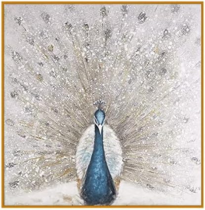 JFNISS 3D Ръчно Рисувана Върху Платно - красива птица стенопис Текстура palette knife квадратни Картини с маслени Бои Модерен