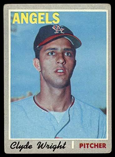 1970 Topps # 543 Клайд Райт Ангелите Лос Анджелис (Бейзболна картичка) ДОБРИ ангели