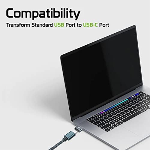 Бърз USB адаптер-C за свързване към USB конектора на Samsung SM-G885F за зарядни устройства, синхронизация, OTG-устройства, като клавиатура,