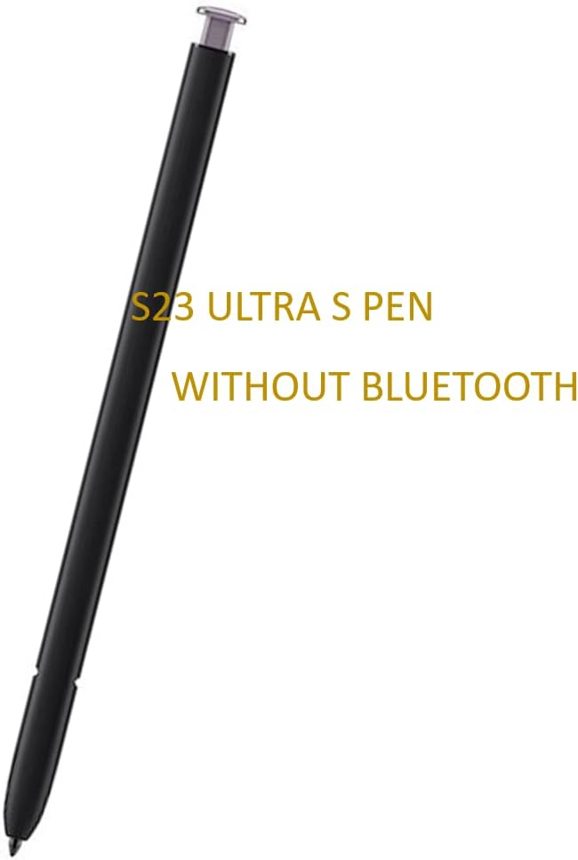 Galaxy S23 Ultra Стилус S Pen Замяна за Samsung Galaxy S23 Ultra (без Bluetooth) + Уши (черен)