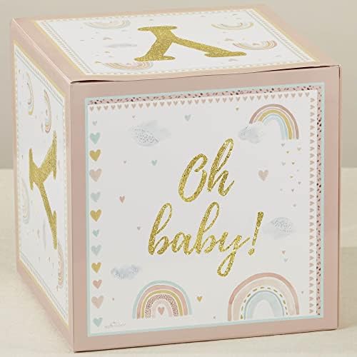Кейт Аспен Бохо Дъгата Детски Блок-кутия За бижута фотосесия и детска стая (Комплект от 4 магии BABY)