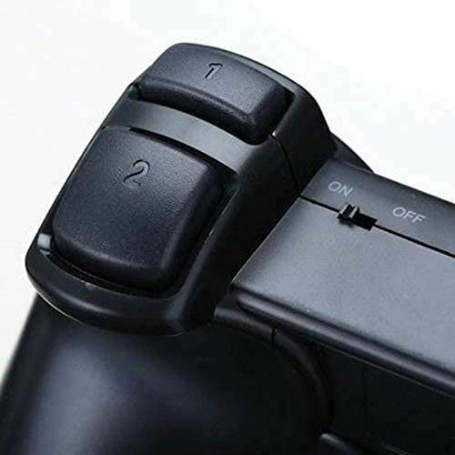 контролер shark покана Dual Shock, който е съвместим с геймпадом Playstation 2 PS2 черен