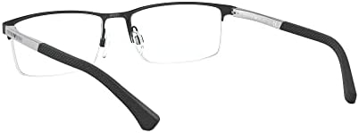 Мъжки слънчеви очила Emporio Armani EA1041, Черни Гумени / Демонстрационни лещи, 53 мм