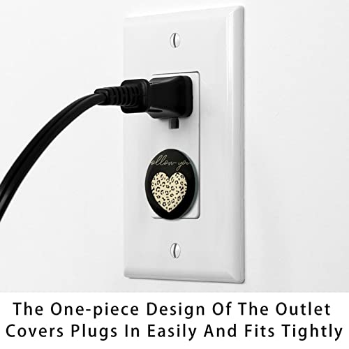 24 Опаковка на Вдъхновяващите Покривала за Контакти с Надпис във формата на Сърце За Защита от деца | Сигурните Защитни Капаци за Електрически Свещи | Трайни Защитни