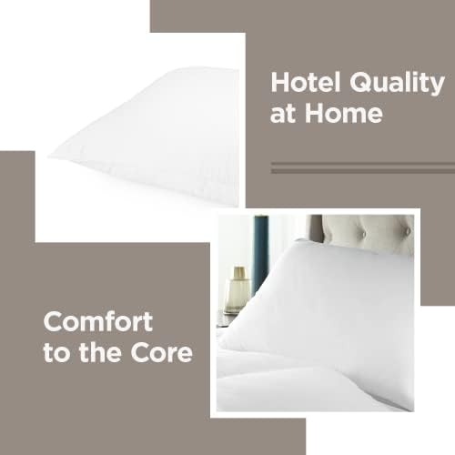 Камерна възглавница DOWNLITE Luxury White от Гъши пух – Гипоаллергенная – Популярната Хотелската възглавници – Стандартен размер
