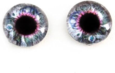 10 мм Стъклени Очи в стил Steampunk Заводные Сини Ириси за Художествени Куклено Скулптури или Производство на Бижута Комплект от 2