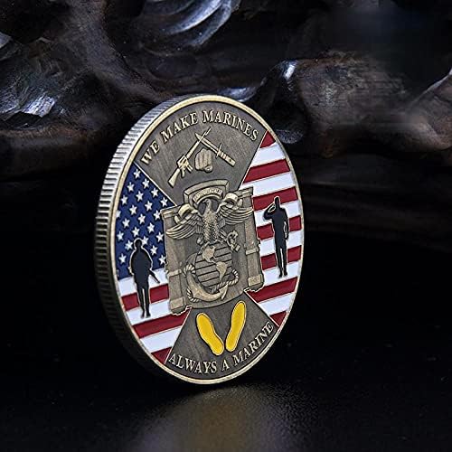 Спомен от Военна Монети на Съединените Щати, Ние Произвеждаме Възпоменателна Монета с Изображение на Знамето, Позолоченную Монета