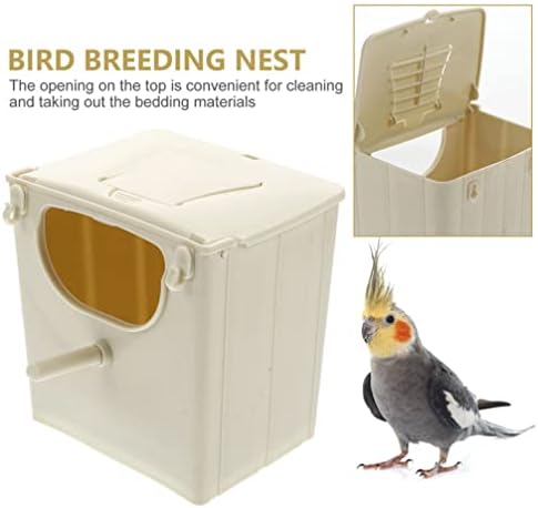 VILLCASE Дървена Кутия За Разплод 4шт Кутия За Отглеждане на Папагали Подвесное bird ' s Nest Птичья Клетка Пластмасова Къща Кутия За Чифтосване