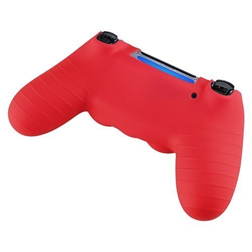 Importer520 Червен противоскользящий Силиконов Калъф За Защита на кожата За Безжичен гейминг контролер Playstation 4 PS4