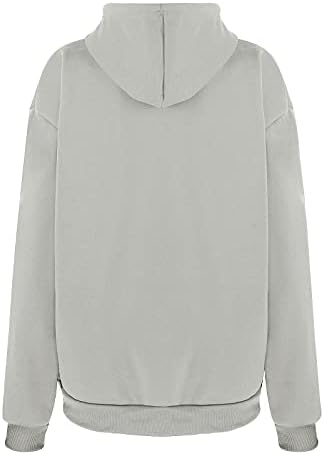 Дамски ежедневни блузи, жилетки, блузи, hoody с графичен принтом семки, пуловер с качулка и джобове
