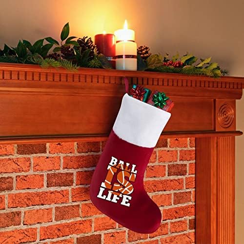 Баскетболно Живот Коледен Окачен Отглеждане на Сладък Дядо Чорап за Коледно Украса Украса Подаръци