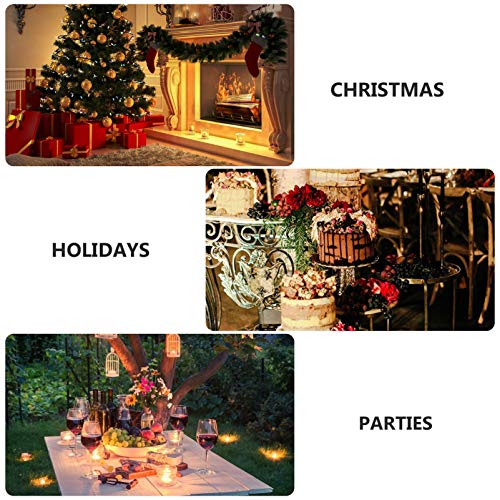 EXCEART 24 бр. Кутии Подарък за Коледно парти от Крафт-хартия, Коледни Кутии за Бонбони, Торбички за Коледното парти, Креативни