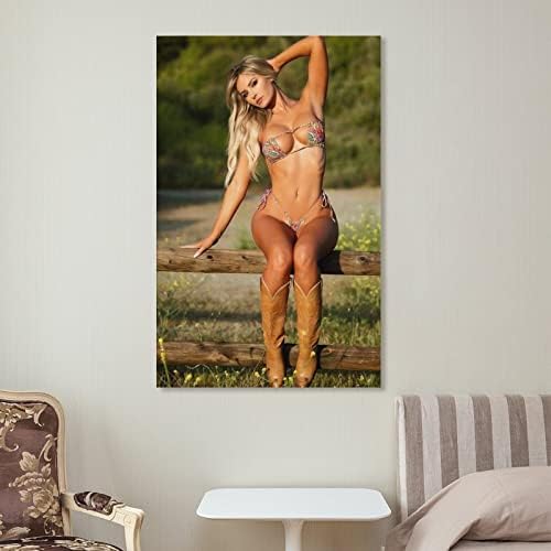 Плакати BLUDUG Anna Velichka Секси Плакати женски Модели (4) Плакати с Картини върху платно И Щампи Стенни Художествени Картини за вашия интериор на Хола Спални 08x12 инча (20x30 с