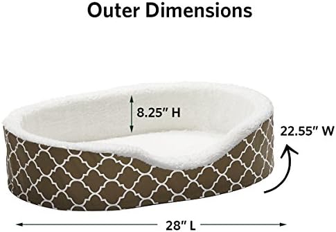 Ортопедични Легла за домашни любимци под Формата на Кутия За яйца със Защитно тефлон кърпа, XS Сив