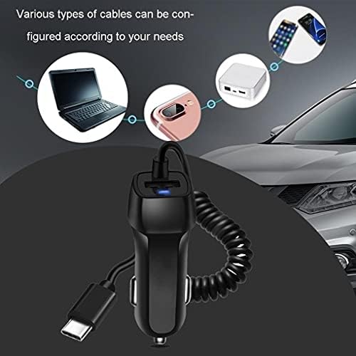 Зарядно за кола BoxWave, съвместимо с Bang & Olufsen Beoplay EQ (зарядно за Кола от BoxWave) - Car Charger Plus, зарядно за Кола и с Допълнителен USB-порт окабелен за Bang & Olufsen Beoplay EQ - Черен