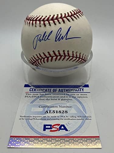 Джалал Лич-Сан Франциско Джайентс Подписа Автограф Официален Представител на MLB Бейзбол PSA ДНК - Бейзболни топки С Автографи
