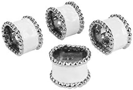 Фарфоровое пръстен за салфетки Salerno от персийския залив Пампасна-Bay - Комплект от 4