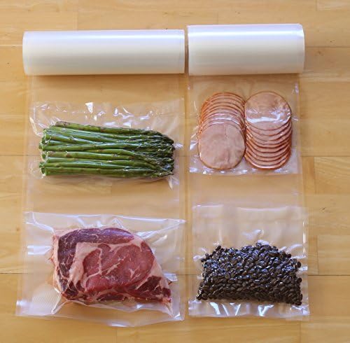 Вакуум Опаковъчни торбички SimpleHouseware с Размери 8 х 16 инча ролка, 3 опаковки