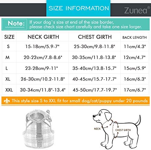 Комплект колан и каишка за малко куче Zunea Пет, който предпазва от бягство, Регулируеми Светлоотразителни Елеци за кученца