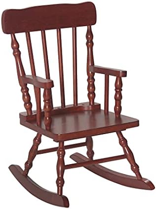Подарък люлеещи се столове Mark Чайлдс - Класически дървени рока, ръчно изработени, за момчета и момичета, Детски столове в ретро колониален