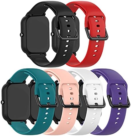 Сменяеми въжета E ECSEM, Съвместими с каишка за часовник KAKTIN, Цветни Силиконови Быстроразъемные Каишки за ръчни часовници
